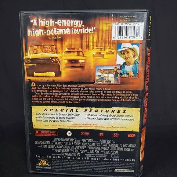 Thelma & Louise (1991 Film) DVD - Picture 4 of 4
